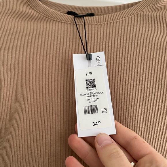 NWT Dynamite tie back Crop top - Picture 2 of 4